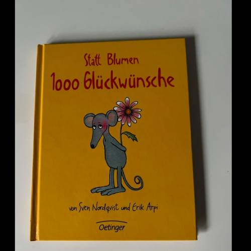 Buch Statt Blumen Glückwünsche, zu finden beim Stand 165 am Standort Flohkids Hamburg Nord