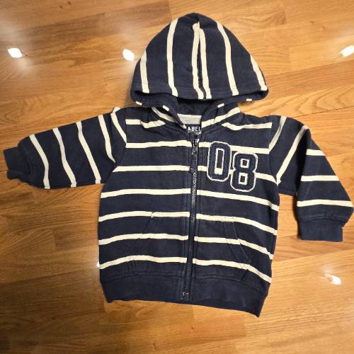 Sweatjacke H+M ringel  Größe: 80, zu finden beim Stand 30 am Standort Flohkids Hamburg Nord