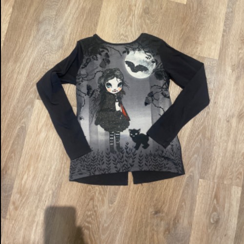 H&M Halloween Shirt  Größe: 134/140 s, zu finden beim Stand 243 am Standort Flohkids Hamburg Nord