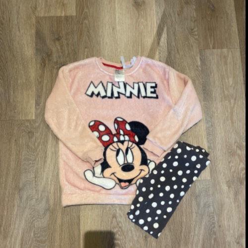 H&M Minni Mouse Pyjama  Größe: 122/128, zu finden beim Stand 243 am Standort Flohkids Hamburg Nord