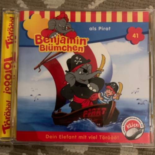 CD: B.Blümchen, Pirat, zu finden beim Stand 5 am Standort Flohkids Hamburg Nord