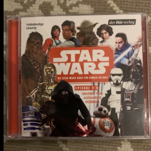 CD: Hörbuch Star Wars, zu finden beim Stand 5 am Standort Flohkids Hamburg Nord