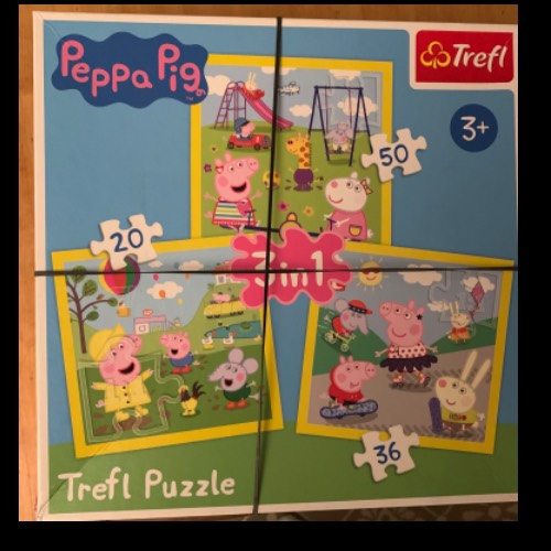 Puzzle komplett: Peppa Pig, zu finden beim Stand 5 am Standort Flohkids Hamburg Nord