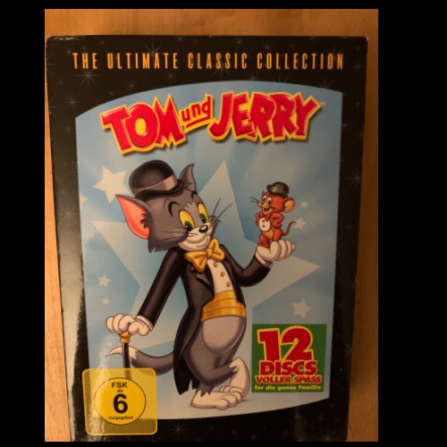 DVD Box: Tom und Jerry, zu finden beim Stand 5 am Standort Flohkids Hamburg Nord