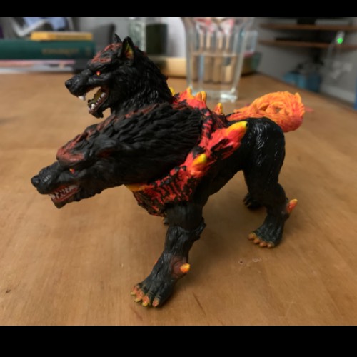 Schleich Eldrador: Höllenhund, zu finden beim Stand 5 am Standort Flohkids Hamburg Nord