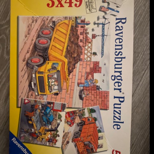 Puzzle Ravensburger  Größe: 3 x  Größe: 49, zu finden beim Stand 100 am Standort Flohkids Hamburg Nord