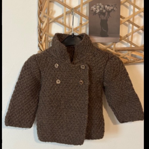 handmade Strickjacke  Größe: 68, zu finden beim Stand 175 am Standort Flohkids Hamburg Nord