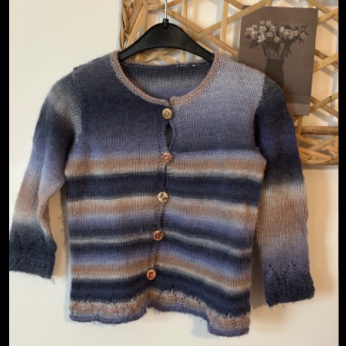 handmade Strickjacke  Größe: 92, zu finden beim Stand 175 am Standort Flohkids Hamburg Nord