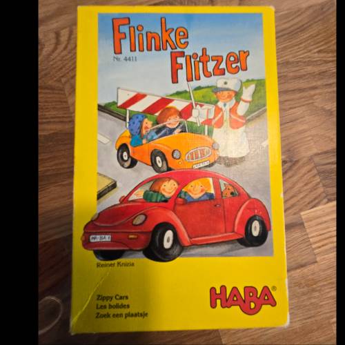 Spiel Haba Flinke Flitzer, zu finden beim Stand 30 am Standort Flohkids Hamburg Nord