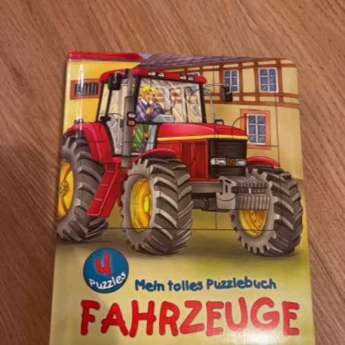 Puzzle Buch Fahrzeuge , zu finden beim Stand 109 am Standort Flohkids Hamburg Nord