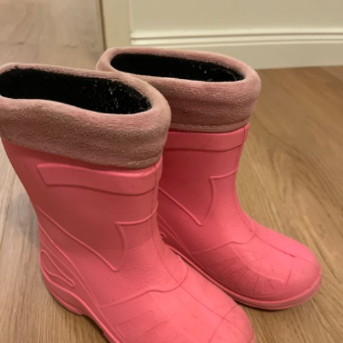 Gummistiefel pink  Größe: 33 , zu finden beim Stand 109 am Standort Flohkids Hamburg Nord