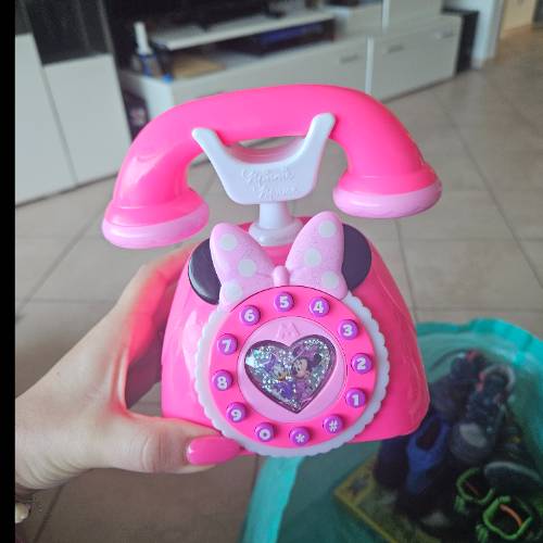 Minnie mouse telefon, zu finden beim Stand 268 am Standort Flohkids Hamburg Nord