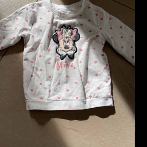 Minnie Pullover  Größe: 92, zu finden beim Stand 128 am Standort Flohkids Hamburg Nord