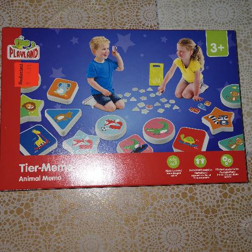 Playland Spiel Tier-Memo NEU, zu finden beim Stand 184 am Standort Flohkids Hamburg Nord