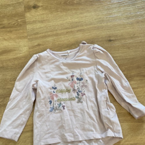 Name it langarmshirt rosa  Größe: 80, zu finden beim Stand 146 am Standort Flohkids Hamburg Nord