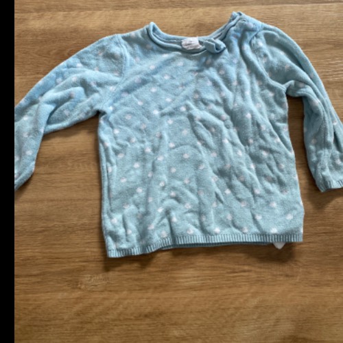 h&M Pulli mint  Größe: 80, zu finden beim Stand 146 am Standort Flohkids Hamburg Nord