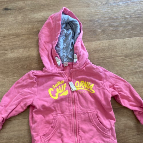 Esprit Sweatjacke pink  Größe: 86, zu finden beim Stand 146 am Standort Flohkids Hamburg Nord