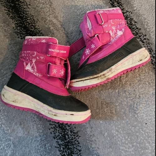 Winterstiefel pink  Größe: 25, zu finden beim Stand 87 am Standort Flohkids Hamburg Nord