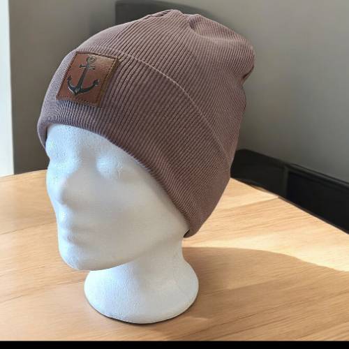 Beanie Mauve Anker  Größe: 50-54, zu finden beim Stand 6 am Standort Flohkids Hamburg Nord