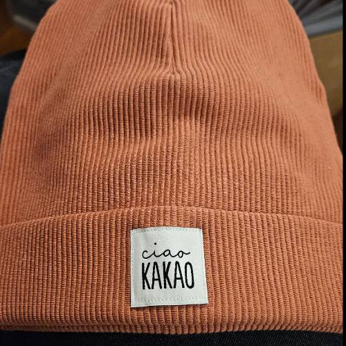 Beanie Ciao Kakao rost  Größe: 46-50, zu finden beim Stand 6 am Standort Flohkids Hamburg Nord