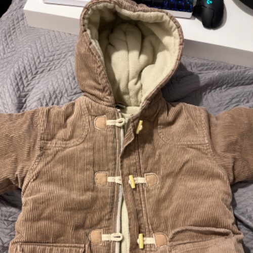 Cord Winterjacke braun  Größe: 104, zu finden beim Stand 39 am Standort Flohkids Hamburg Nord