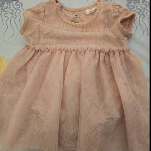 H&M Kleid rosa Tüll  Größe: 62, zu finden beim Stand 141 am Standort Flohkids Hamburg Nord