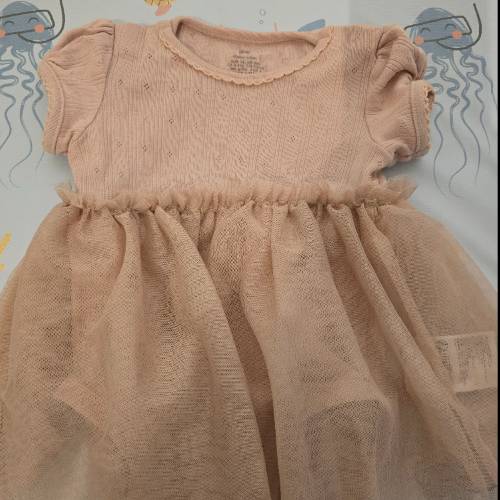 H&M Kleid rosa Tüll  Größe: 74, zu finden beim Stand 141 am Standort Flohkids Hamburg Nord