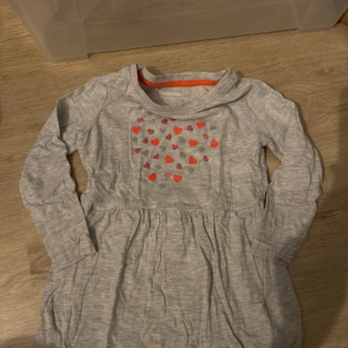 Lupilu Kleid grauHerzen  Größe: 98/104, zu finden beim Stand 194 am Standort Flohkids Hamburg Nord