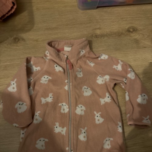 H&M Fleece Jacke Hase  Größe: 86, zu finden beim Stand 194 am Standort Flohkids Hamburg Nord