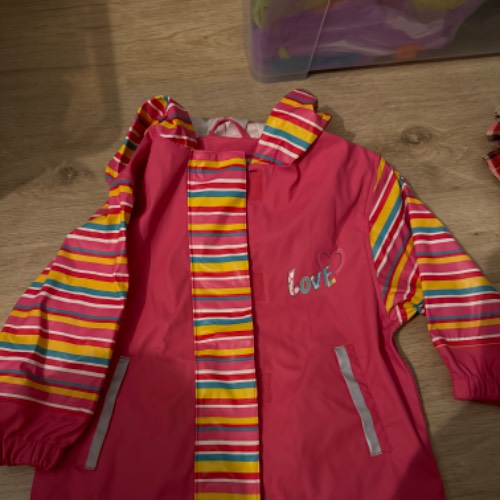 Lupilu Regenjacke Pink  Größe: 86/92, zu finden beim Stand 194 am Standort Flohkids Hamburg Nord