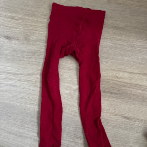 H&M Strumpfhose rot  Größe: 92, zu finden beim Stand 194 am Standort Flohkids Hamburg Nord