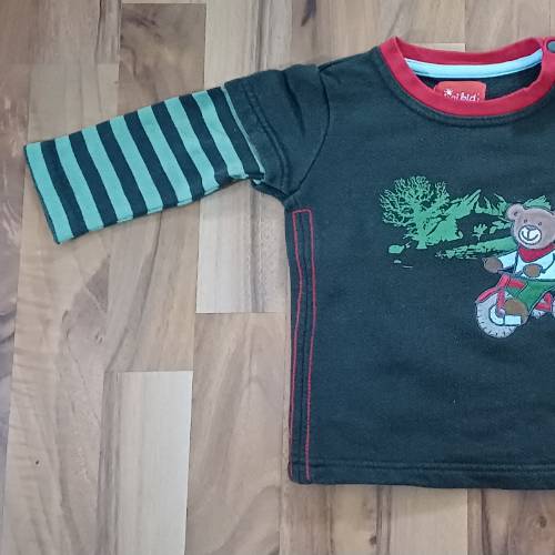 Langarmshirt Sigikid, Gn/R, Größe: 80, zu finden beim Stand 174 am Standort Flohkids Hamburg Nord