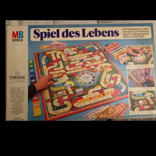 Vintage: Spiel des Lebens, MB, zu finden beim Stand 5 am Standort Flohkids Hamburg Nord