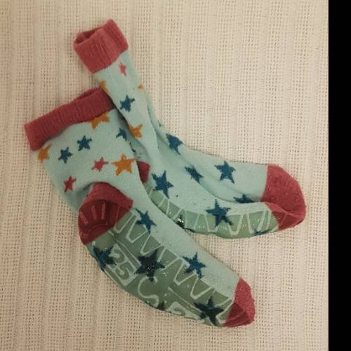 Stoppersocken Stern, zu finden beim Stand 160 am Standort Flohkids Hamburg Nord