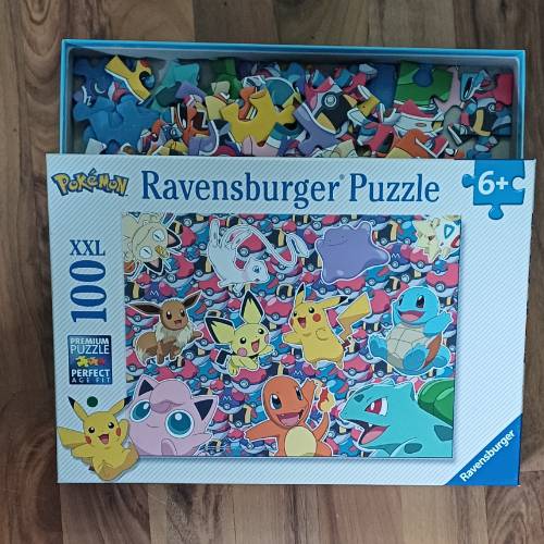 Ravensb. Pokémon Puzzle  Größe: 100 T., zu finden beim Stand 174 am Standort Flohkids Hamburg Nord