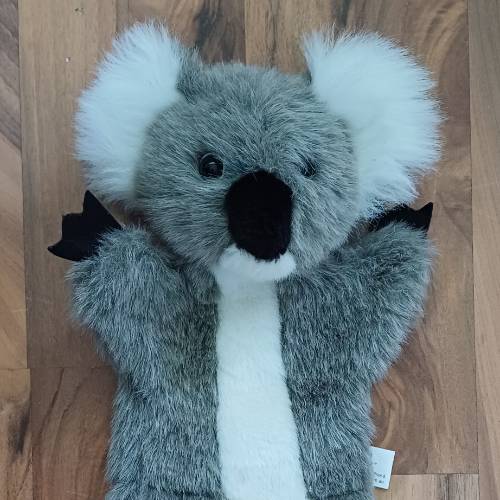 Handpuppe Koala, zu finden beim Stand 174 am Standort Flohkids Hamburg Nord