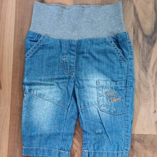 Jeans mit Sweatbund  Größe: 62, zu finden beim Stand 174 am Standort Flohkids Hamburg Nord