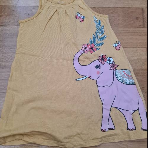 Kleid Elefant  Größe: 104, zu finden beim Stand 125 am Standort Flohkids Hamburg Nord