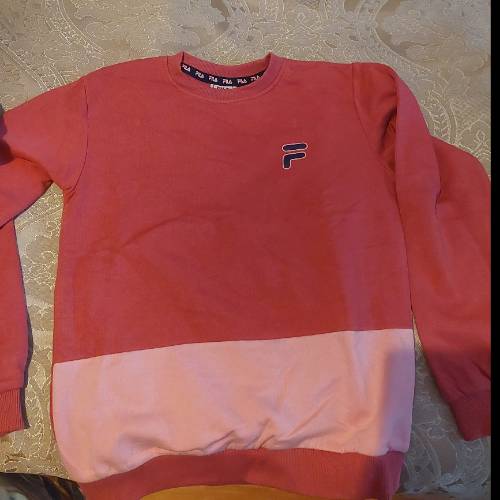 Fila Pullover Pink  Größe: 134/140, zu finden beim Stand 61 am Standort Flohkids Hamburg Nord