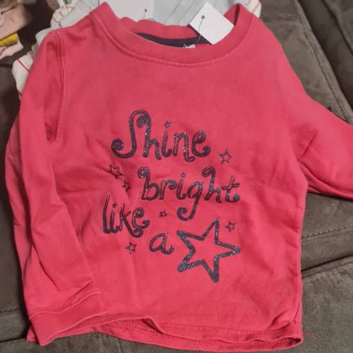 pullover pink shine  Größe: 98/104, zu finden beim Stand 86 am Standort Flohkids Hamburg Nord