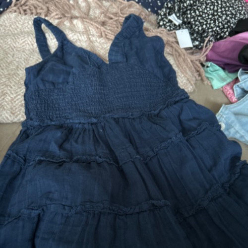 Kleid marineblau Zara  Größe: 11 J, zu finden beim Stand 127 am Standort Flohkids Hamburg Nord