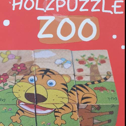 Holzpuzzle Zoo, zu finden beim Stand 4 am Standort Flohkids Hamburg Nord