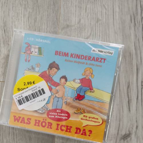 CD Hörspiel beim Kinderarzt , zu finden beim Stand 50 am Standort Flohkids Hamburg Nord