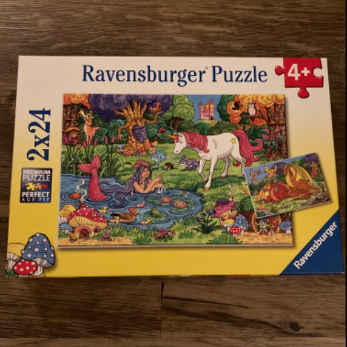 Puzzle Ravensburger Fabel  Größe: 2 x24, zu finden beim Stand 67 am Standort Flohkids Hamburg Nord