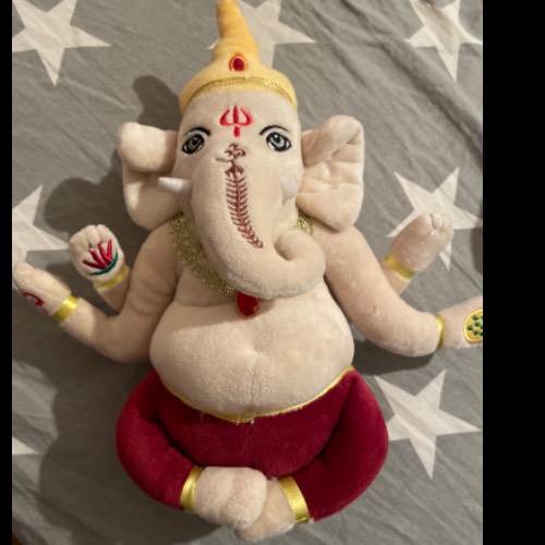 Kuscheltier Ganesha , zu finden beim Stand 46 am Standort Flohkids Hamburg Nord