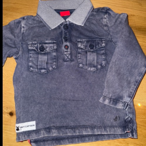 175 s.Oliver Langarmshirt  Größe: 80, zu finden beim Stand 175 am Standort Flohkids Hamburg Nord