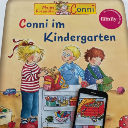 Buch Conni im Kindergarten , zu finden beim Stand 46 am Standort Flohkids Hamburg Nord