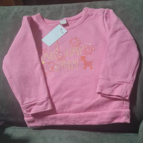 esprit pulli pink giraffe  Größe: 68, zu finden beim Stand 102 am Standort Flohkids Hamburg Nord