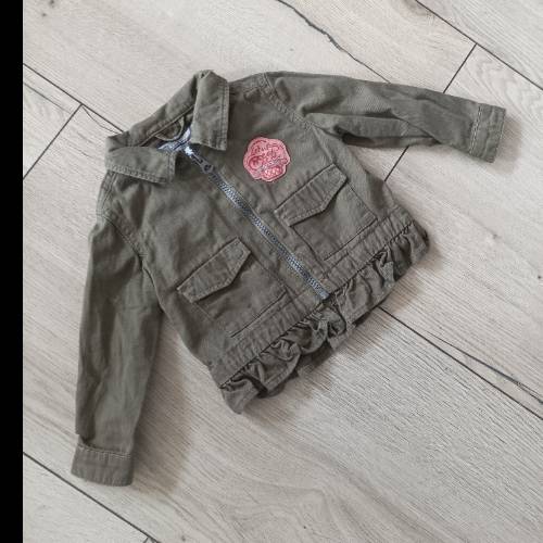 Jacke Olive  Größe: 74/80, zu finden beim Stand 161 am Standort Flohkids Hamburg Nord