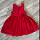 H&M Kleid rot festlich Tüll  Größe: 98